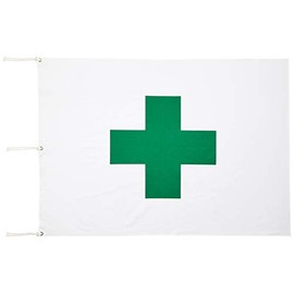 Green Cross Flag Safety Flag (Medium) 900 X 1250 mm 250022