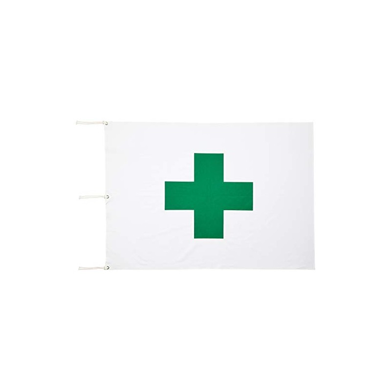 Green Cross Flag Safety Flag (Medium) 900 X 1250 mm