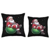 Santa Claus Exercise Ball Gym Fitness Workout Christmas Snow Throw