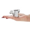 Juvale Mini Watering Can - 3 x 1.6 in, Silver,