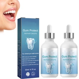 Pemarlis Pack of 2 Natural Oral Care Drops, Gum Regrowth Drops, Gum Restoration, Gum Relief Drops, Gum Easy Renew, Relieves Periodontal Blistering (4)
