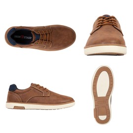 Deer Stags Boy's Conrad JR Oxford, Tan, 5.5 Big Kid