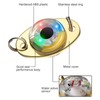 Skylety 5 Pieces LED Fishing Lures Lighted Fishing Spoons Underwater