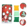 OHPHCALL Christmas Sandbag Toss Game Toy Fun Toss Games Banner