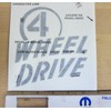 Mopar Jeep Wrangler Willys Wheeler 4 Wheel Drive Sticker Decal