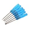 6 Piece 2mmx65mm Mini Precision Screwdriver Set, 2.0mm Slotted Flat