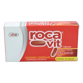 Rocavit Cápsulas 30u Vitaminas Y Minerales 1.3g