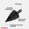 LENOX Step Drill Bit, 7/8-Inch to 1-3/8-Inch with 3/8-Inch Shank