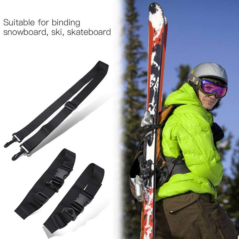 Snowboard Strap, Adjustable Shoulder Sling Handle Tape for Snowboard Yoga