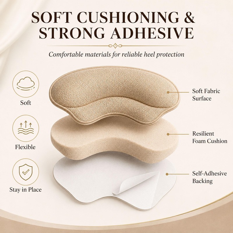 Heel Pads for Shoes, 12Pcs Heel Grips Inserts for Loose