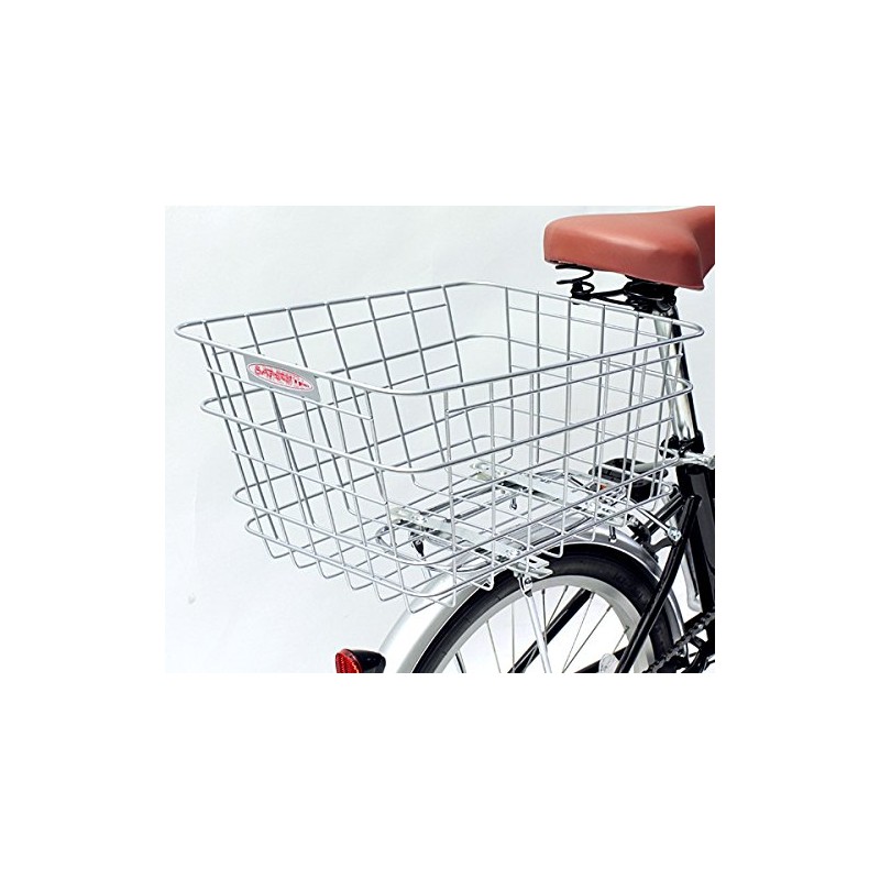 Bicycle Rear Cage Wire Back Basket RB – 30 Silver Truck Wearing