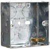 Merriway BH04060 35mm (1.3/8 inch) Depth Single 1-Gang Metal Flush