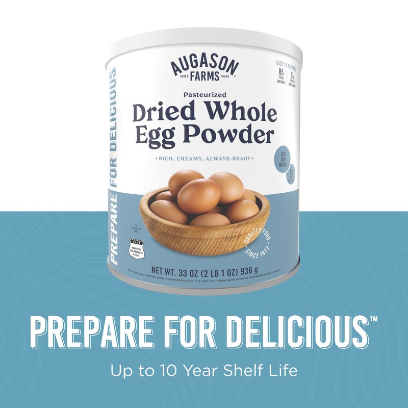 Pasteurized Dried Whole Egg Powder Can Emergency Food Supply, 85
