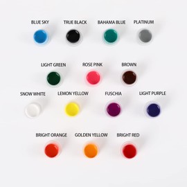 Eiptwh 14 Color Tattoo Inks Set 15ml 0.5oz Professional Tattoo Ink Kit for Tattoo Artist and Hobbyists