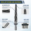 5 Piece M2 HSS Taper Chucking Reamer Set, 1", 3/4",