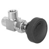 BSPP Shut Off Needle Valve Female Thread Angle Type Stop