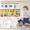 BlueWood School Bus Wall Busy Board Panels, Toddler Learning Activity