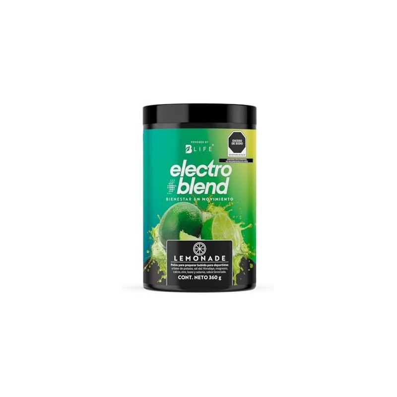 B Life Electrolitos en Polvo 360g Sabor Limonada sin Azúcar