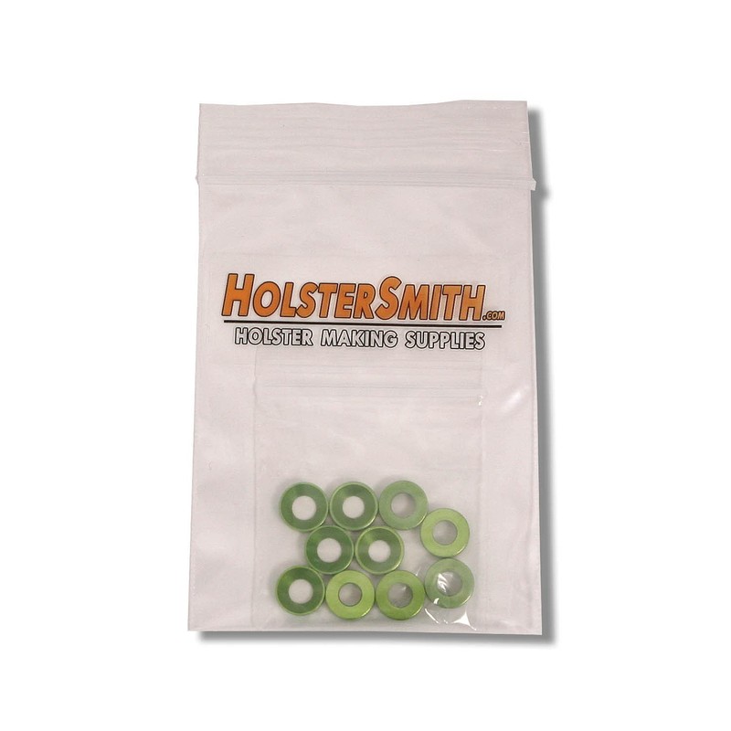 [10PCS] USA Made Anodized Aluminum Colored Finishing Washers - (Electric