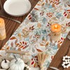 Artoid Mode Leaves Autumn Table Runner, Seasonal Fall Kitchen Dining