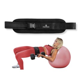 *POLIFITNESS* Exercise Hip Thrust Belt – For Dumbbells, Kettlebells, and Plates – Slip-Resistant Padding for Hip Protection – Perfect for Gym, Home, and On-the-Go Workouts!