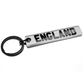 Pixly® England Licence Plate Keychain, Mini UK Number Plate Keyring, Name Key Chain, Car Registration Key Ring, Gift Reg Fob, Gift for Him Her