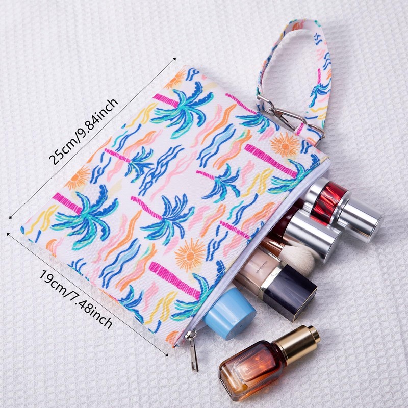 FIREDOG Water-resistant Beach Wristlet Bag for Women – TPU Lined