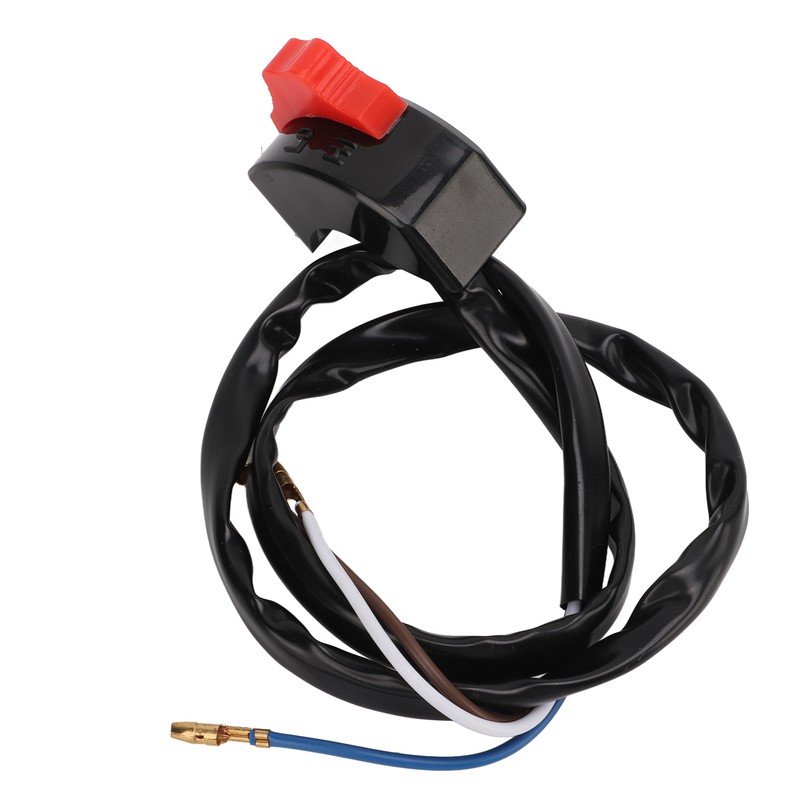 Motorcycle Headlight Dimmer Switch Left 35250‑126‑701 3 Wires ABS Replacement