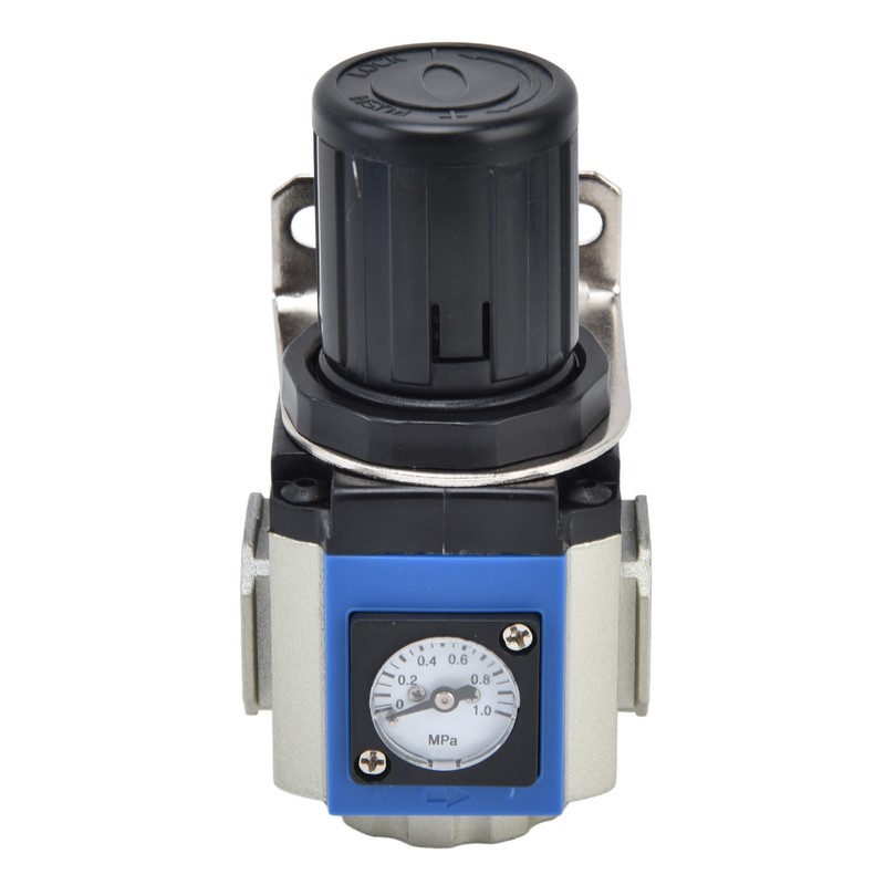 Air Compressor Regulator Aluminum Alloy Pressure Regulating Valve with Gauge