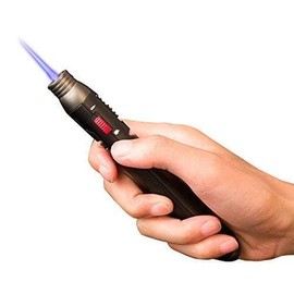 1300℃ Precision Mini Butane Torch - Dual Flame Refillable Windproof Lighter for Kitchen, Welding, BBQ & Crafts (Fuel Not Included, Zinc Alloy Body)