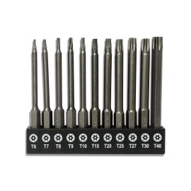 aiyun 11PC Torx Security Screwdriver Bit Set,3”/75mm for Shark Vacuum Cleaners