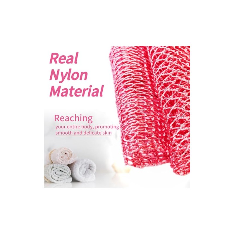 Esponja Red Africana Auténtica Exfoliante Baño Corporal Accesorios Ducha Rosa