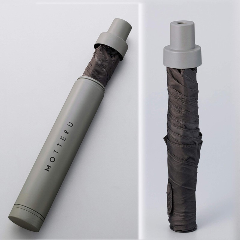 MOTTERU MO-3007-009 Folding Umbrella, Lightweight, Compact, Freestanding, Convenient, (Waterproof, Hard
