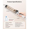 Hoson Curling Iron 2 Inch Large Barrel for Big Curls,