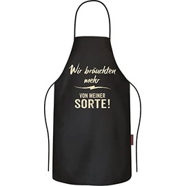 RAHMENLOS Barbecue Apron Kitchen Apron as a Gift Made of Pure Cotton - Von meiner Sorte