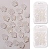 Froma nail rose flower parts, 2 types, 2 pieces, transparent / 프루마 네일 장미 플라워 파츠 2종, 2개, 투명