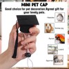 Eccliy 2 Pcs Pet Graduation Caps Mini Bachelor Hats with