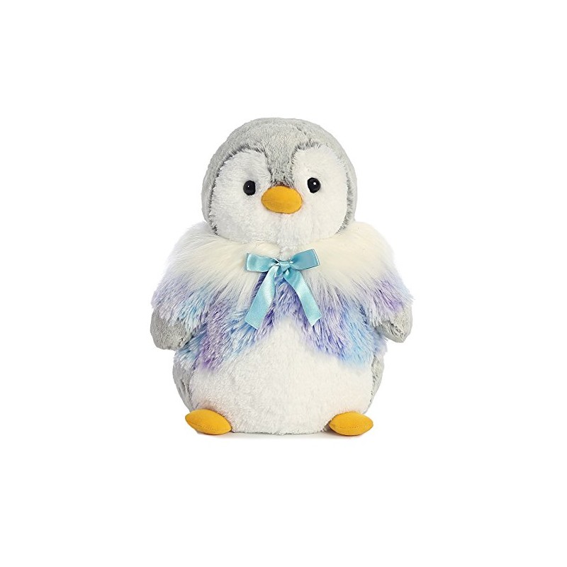 Aurora World 73949 11.5-Inch Purple Pompom Penguin Panache Plush Toy