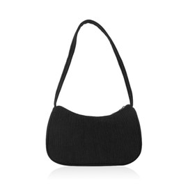 1-Piece Shoulder Bag for Women, Handbag for Girls, Small Black Handbag, Shoulder Strap Bag for Women, Versatile Retro Shoulder Bag, Handbag for Teenagers