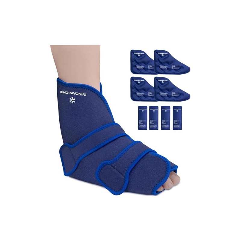 KingPavonini Ankle ice Pack wrap Ice Pack for Ankle Hot