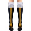 FITTEE Novelty Funny Crazy Chicken Feet Socks Knee-High Turkey Socks