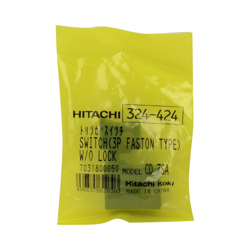 Metabo HPT/Hitachi 324424 Switch (3P Fasten Type) w/o Lock for