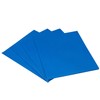 1InTheOffice Blue Folders with Pockets, Letter Size 2-Pocket Embossed Paper