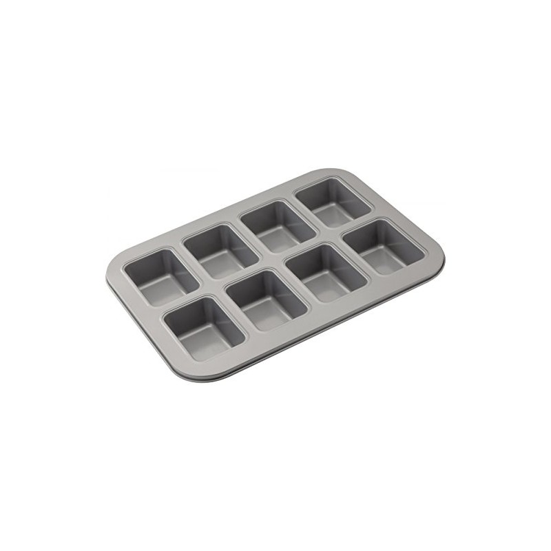 Judge JB60 Non-Stick Mini Loaf Tin with 8 Rectangular Cups,