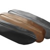 FH Group Premium Faux Leather Black Armrest Cover Semi-Universal Fit,