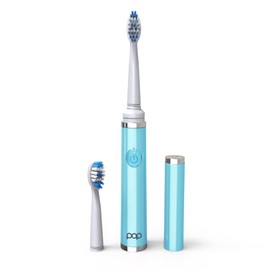 Pop Sonic The Ultimate Pro Toothbrush (Hawaiian Blue) - Rechargeable Toothbrush w/Up to 40,000 Brush Strokes/Minute -Long-Lasting Nylon Bristles -Teens & Adult Toothbrush w/Quadrant Pacer & Timer