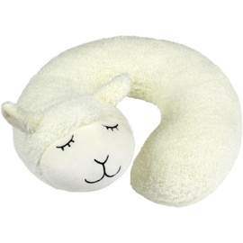 Delindo Lifestyle Sweetie Neck Pillow for Children Aged 3 Years and Up Plush Soft Padded Travel Pillow for Car and Plane