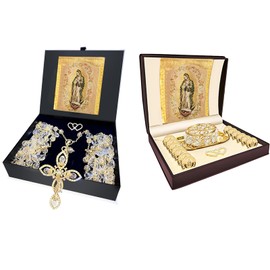 ESNOY Premium Wedding Set Lazo Para Boda Catolica and Arras Para Boda Catolica,Arras De Boda Cristiana With Wedding Lasso for Ceremony Catholic Decoracion De Boda,Wedding Coins Regalos Para Bodas