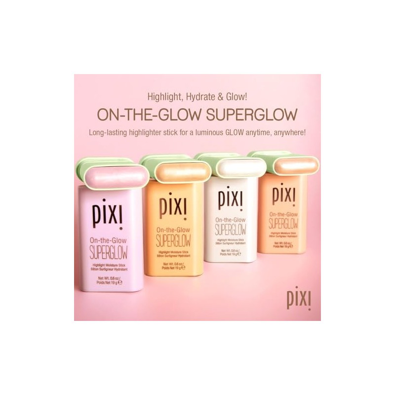 Pixi Iluminador Highlighter Superglow - Petal Dew