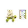 beeskin Beeswax Cloth Bag - Mix of Beeswax Cloth and